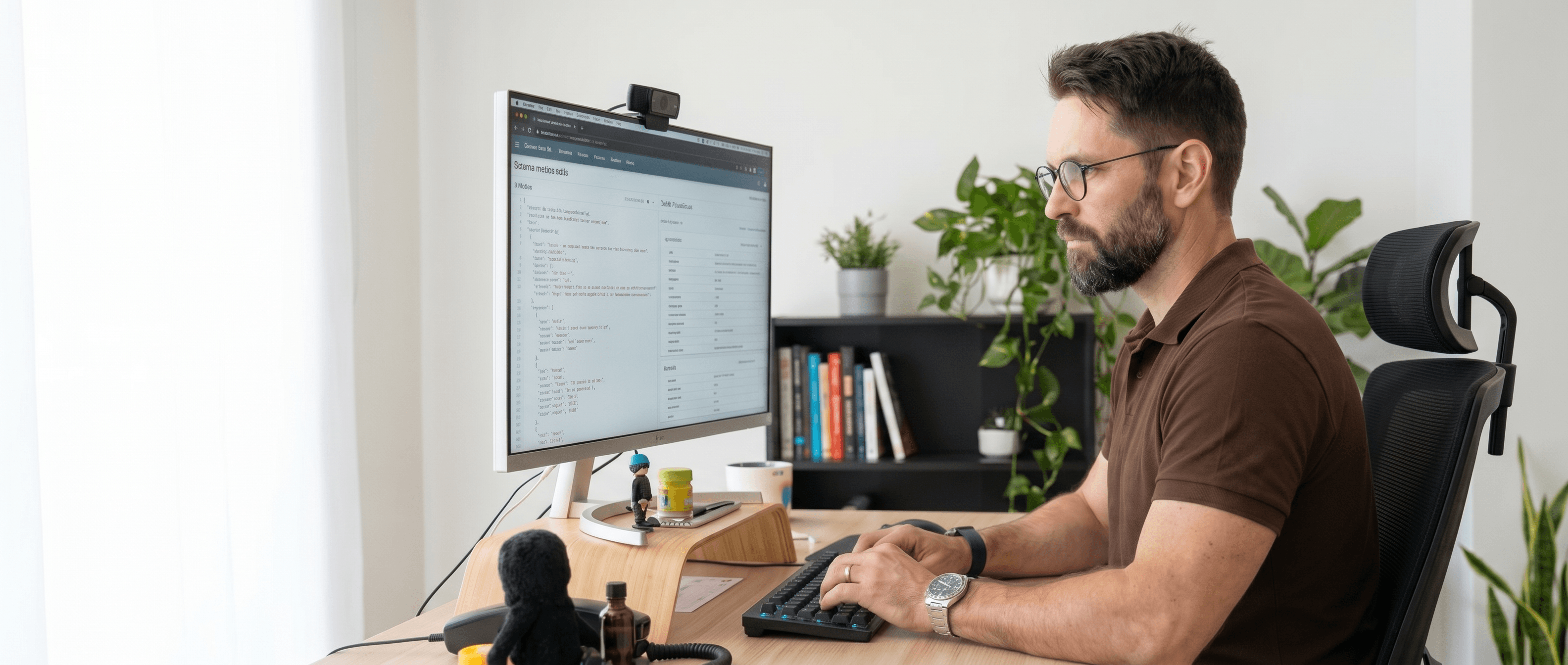 Alex trabajando en estructuración de datos para modelos de lenguaje